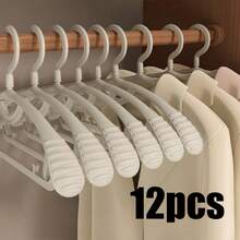 1/3pcs Durable Plastic Hangers, Extra Thick, Wide Shoulder, 360-Degree Rotating Hook, Non-Slip Clothes Hanger, For Adult Garments, Wide Shoulder Non-Slip No-Mark Thickened Clothes Hanger, Home Laundry Rack