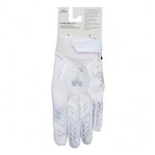 Under Armour 男款訓練手套 休閒運動手環膠合設計分指手套 1381942 - 白色 - 查看 3