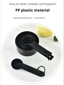 A Set Of 10-Piece Kitchen Measuring Cups And Spoons Set, Stackable Measuring Cups And Spoons, Cooking And Baking Kitchen Tools, Suitable For Halloween, Christmas, Thanksgiving, Kitchen, Dining Room, Outdoor, Baking, Measuring Cups, Kitchen Accessories And Other Supplies.