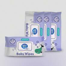 Toallitas humedas para bebe, sin alcohol, ideal para tu porta toallitas, por mayoreo, caja con 12 paquetes de 64 toallitas (768 toallitas) White Rain - 1 - Ver 9