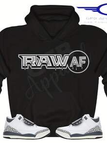 Mid Shadow-Raw AF Hoodie To Match  R 3 Hide N Seek,  3 Hide N Seek Hoodie,Autumn/Winter Hoodie Autumn Set - 款式5 - 查看 1