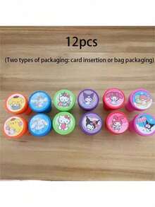 三丽鸥印章：Hello Kitty 和 My Melody 可水洗印章，肉桂狗印章工具