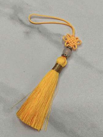 6pcs Classical Style Tassel Pendant, Chinese Knot Tassel, Tassel For DIY Curtain, Bag And Other Handicraft Items