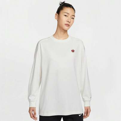 Nike Women's NSW LS TOP OS VDAY GCEL Sportswear T-Shirt IB1670-133