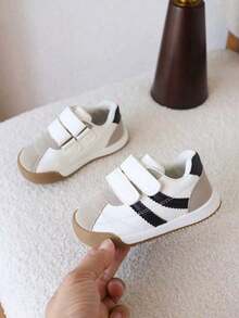 1双全新婴儿鞋，软底幼儿鞋，春秋季婴儿运动鞋 - 黑色 - 查看 4