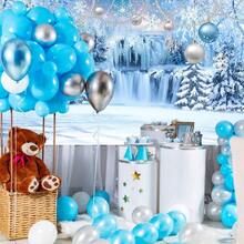 DUAIAI Winter Christmas Backdrop Birthday Party Decorations Frozen Crystal Pendant Ice And  World Wonderland Background Banner For Photography Backdrops - Xứ sở thần tiên mùa đông - Xem 7