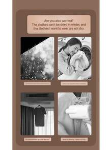 Clothing Dryer, Down Jacket & Quick Dry Clothes Bag, Drying Bag, Clothes Drying Gadget, Fluffy Bag, Home Use, All Season, Clothes Drying Bag - White - View 9