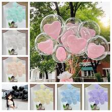 15pcs/10pcs/5pcs/4pcs/3pcs/2pcs/1pc Extra Large Clear Balloons For Filling & Stretching Oversized Bubble Balloons, Giant Packaging Gift Clear Balloons, Suitable For Valentine's Day, Mother's Day, Birthday, Christmas, Christmas Gifts, Gender Reveal, Party Decorations (Fillings Not Included) - Transparent - View 12