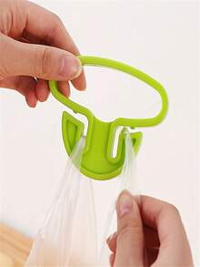 Basic Plastic Shopping Bag Organizer For 1/2/5/10 Bags, With Portable Shopping Bag Handles, Hands-Free Design, Carrying, Comfortable Grip, And A Weight Capacity Of Up To 33 Lbs. - 5.5*9.5cm - View 1