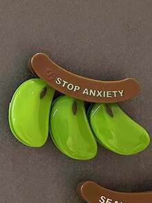 2pcs Banana Sealing Clip, Refrigerator Sticker, Food Plastic Bag, Moisture-Proof And Fresh-Keeping Clip, Milk Powder Sealing Strip, Banana Snack Sealing Clip, Creative Snack Clip, Potato Chip Clip, Household Kitchen Seasoning Bag, Food Sealing Clip, Kitchen Decoration, Indoor Decoration, Beautiful And Cute, Holiday Gift Giving, Also Very Exquisite