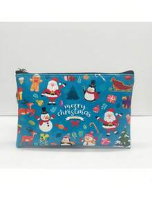 Merry Christmas Women Small Coin Purse Cute Mini Gift Pouch Wallet Zipper Oil Painting For Women Wallet Mini Wallet Purse Wallet Small Wallet Cute Wallet Coin Wallet Key Holder Wallet Keychain Card Wallet