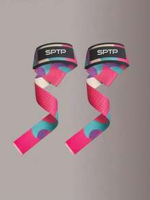 One Pair Exercise Assist Belt, Grip Strength Band, Tension Assist Belt, Upper Dumbbell Silicone Anti-Slip And Wear-Resistant Pull Band Gym Accessories, Sport, Gym, Home Exercise, Women's Gym Gloves, Boxing Gloves, Gym Gloves, Gym Gloves, Men's Gym Gloves - Multicolor - View 6