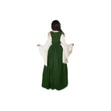 Renaissance Costume Women Medieval Dress Ren Fair Halloween Cosplay - Đen + Nhỏ-Trung bình - Xem 2