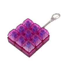 1pc Talking Squeeze Toy Keychain, Portable Stress Relief Toy, Finger Pressure Release Gadget, Creative Small Gift - Multicolor - View 10