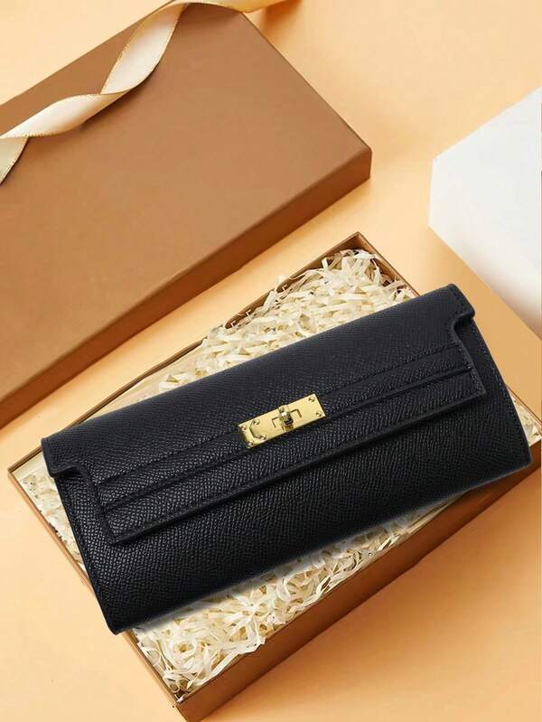 Classic High-Quality Solid Color PU Leather Wallet