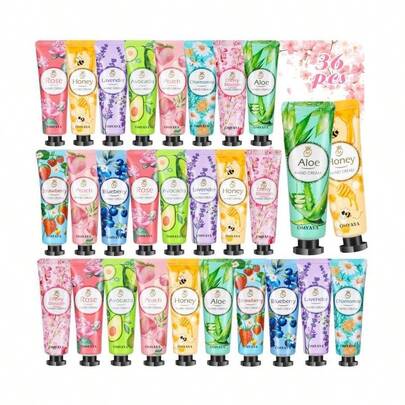36 Pack Hand Cream Set, Hand Lotion Travel Size, Mothers Day Gifts For Mom, Teacher Appreciation Gifts, Bulk Gifts For Women Coworker, Bulk Hand Cream, Mini Hand Cream, Nurse Gifts, Bridesmaid Gifts