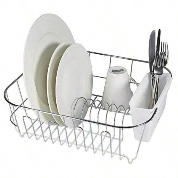 Small Slimline Dishrack White