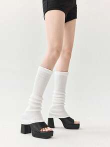 1双加厚保暖舒适腿套，玫瑰翻边小腿复古腿套，时尚百搭，可搭配鞋子，适合日常、派对、演出等场合，亦可作为礼物，秋冬季佳品。 - 彩色 - 查看 16