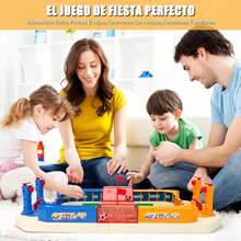 Juego de Mesa de Futbolín, Fútbol de Mesa para Sala, Juego de Futbolín de Mesa, Juegos de Mesa de Fútbol con 2 Balones de Fútbol, Juguetes para Noches de Juegos Familiares, Reuniones, Futbolito - 1 - Ver 7
