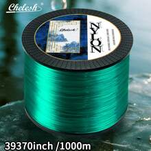 Chelesh 1000m Smooth Nylon Monofilament Line, Easy Casting, Highly Durable, 5 Colors, Multiple Strengths, Suitable For Carp Fishing & DIY Jewelry Beading - Multicolor - View 1