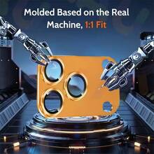 适用于 Apple 17 Pro Max/17 Pro 的金属摄像头镜头保护盖，采用钢化玻璃材质，超清晰，防碎裂，防指纹，有效提升 Apple 17 Pro Max/17 Pro 摄像头的耐用性。