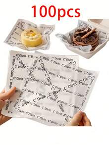 10/50/100 sztuk białych francuskich papierów do pieczenia, papier pochłaniający tłuszcz z smażonych potraw, specjalny papier do smażenia w kuchni, odtłuszczający papier do pakowania frytek z grilla i smażonego kurczaka, papier do pieczenia, odpowiedni do deserów, hamburgerów, ciast, odpowiedni na Święto Dziękczynienia i Boże Narodzenie