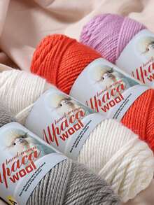 3 Packs Of 300g 100% Alpaca Yarn | Ultra Soft Luxurious Warm Handcraft Knitting Crochet Yarn | Non-Itchy, Breathable, Light Beige Friendly | Suitable For Making Sweaters, Cardigans, Shawls - Multicolor - View 5