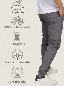 Men's Twill Pants Kit Men's Pants With Lycra Elastane - 查看 5