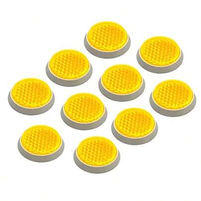 Shining Reflector Diameter 1.1 Inches 27 Mm Fluorescent Yellow (Fluorescent Orange)