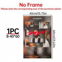 Poster album, Poster nhạc Rap, Bìa album, Trang trí tường album, Poster album cá nhân, Poster nghệ sĩ nhạc Rap, Nhạc Rap Pháp, Poster/Album "Scar", Poster trang trí tường, Poster album nhạc, Trang trí tường bằng vải canvas, Poster phòng, Trang trí nhà cửa, Phong cách trang trí phòng, Vật dụng trang trí phòng. Có thể chọn khung, Trang trí phòng. - Nhiều màu - Xem 20
