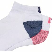 Piezas Tin para Mujer, SÚPER SUAVE, Talla Mujer: 23 a 25 cm, Colores - Blancos con Puntas y Talones de Colores Jaspeados - Ver 2