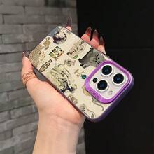 Funda de Teléfono Anime para iPhone 16, 15, 14, 13, 12, 11 Pro Max, X, XR, XS Max, 8, 7 Plus - Diseño de Gato del Diario del Farmacéutico, Cubierta Trasera Mate a Prueba de Golpes - Mezcla de colores - Ver 5