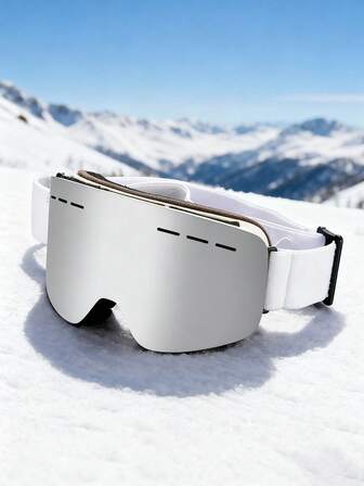 Winter Outdoor Sports Ski Goggles, Wide Vision Adjustable Strap, Breathable & Comfortable, Suitable For Skiing, Ice Skating, Downhill Skiing, Winter Ski Accessories