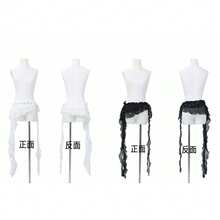 Flamenco Dance Ruffled Pants, Brand Flowing Tassel Layered Waist Accessory For Belly Dance - Multicolor - View 9