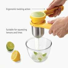Joseph Joseph Helix Potato Ricer Masher Ergonomic Twist-Action Hand Manual Stainless Steel For Mashed Potato, Vegetable Purees, Stainless Steel, White - MàuC - Xem 4