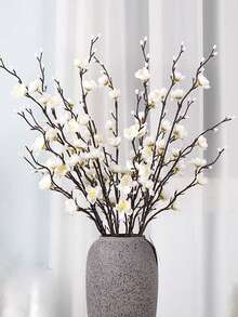 6/3 cái - Hoa giả hoa mận trắng, hoa mận giả hoa thân dài, hoa nhựa giả hoa mận thân dài 21,7'' trang trí nhà khách sạn văn phòng tiệc cưới sân vườn, trang trí nhà khách sạn văn phòng tiệc cưới sân vườn - Nhiều màu - Xem 4