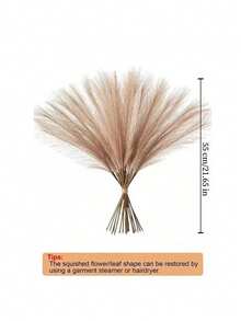 10Pcs Artificial Cattail Reeds, Tall And Fluffy, DIY Artificial Flowers, Cattail Grass, Bohemian Style Decoration, Suitable For Wedding Party Decoration, Home Living Room And Bedroom Decoration, Vase Flower Arrangement, DIY Photography Props, Birthday And Graduation Gifts, Autumn Decoration. - Multicolor - View 10