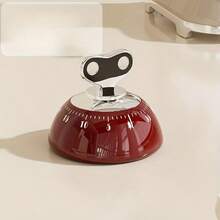 Magnetic Cooking Timer - Retro Analog Countdown Clock, Loud Alarm, Battery-Free, Hanging Hook Included, Suitable For Cabinets And Fridges - Ideal Cooking & Baking Time Management Tool, Classic Design