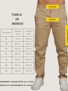 Men's Twill Pants Kit Men's Pants With Lycra Elastane - 灰色 - 米色 - 查看 2