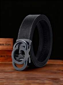 1件男士时尚合金字母自动扣皮带，A款，个性化多功能商务皮带，经久耐用，商务精英必备 - 也是一份绝佳的礼物选择。 - 彩色 - 查看 20