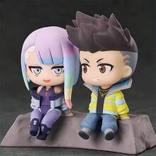 1 bức tượng sưu tầm Lucy David trong Cyberpunk Edge Runners - Mô hình PVC chất lượng cao, nhân vật theo phong cách anime với mái tóc tím và hồng, tuyệt vời để trang trí bàn làm việc hoặc xe hơi, hoàn hảo cho người sưu tầm và người hâm mộ, tượng anime. - Nhiều màu - Xem 1