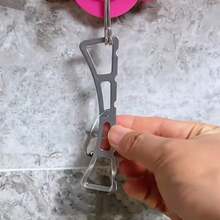 1PC Folding Portable Steamer Rack,No Need For Charging Steam Rack,Cooking Plug-In,Kitchenware,Kitchen Accessories,Household Kitchen Pot MATS,Steaming Racks,Pot Rack And Steaming Tray Support Frames,Camping Steaming And Boiling - Silver - View 5