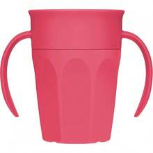 Taza de entrenamiento 2, Rosa, turquesa - Alas rosas - Ver 10
