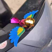 1PC Unisex Owl Flying Helmet Accessories, Quick Moving Wing Flapping Helmet Decoration, Cute Motorcycle Helmet Accessory, Suitable For Helmet, Motorcycle, Car And Other Decorations, Also A Gift.