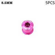 Chainring Bolts 5Pcs Integrated Crankset Mtb Chainwheel Screws Monoplate Cranks Bicycle Dental Plate 6.5mm Mountain Bike