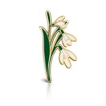 Birth Month Flower Enamel Pin - Elegant Brooch For Women's Accessories - Unique Birthday Or Mother's Day Gift - Perfect For Wedding Suits & Dresses - Floral Lapel Pin - Ideal Flower Lover's{Inchsize_nameinch:InchCaseof1inch,Inchcolor_nameinch:InchJanuary-Snowdropinch} - 一月-雪花蓮 - 查看 4
