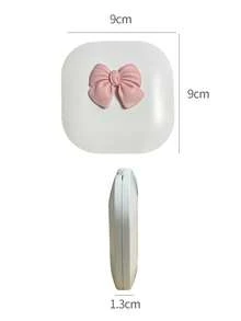 Cute Portable Compact Foldable LED Magnifying Handbag Mirror 025-036/037 - 白色 - 查看 6