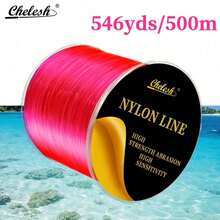 Chelesh 500米/546码高品质单丝尼龙钓鱼线，适用于海钓、淡水钓鱼（台湾地区），多种强度可选，经久耐用，结实可靠，可作为钓鱼礼品、圣诞装饰线或珠宝DIY串珠线。 - 彩色 - 查看 9