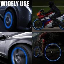 4PCS Fluorescent Tire Valve Stem Caps Luminous Car Tire Air Cap Corrosion Resistant LeakProof Wheel Valve Cover Universal For Cars Trucks Bikes Motorcycles Bicycles Blue - 藍色 - 查看 7