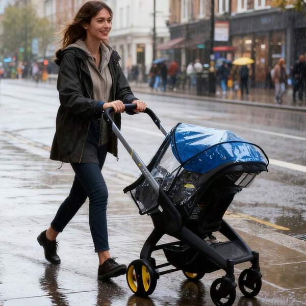 DOONA Stroller Rain Cover, Doona Baby Stroller Special Accessories Basket Seat Universal Cloth Cover Rain Cover Basket Rain Cover